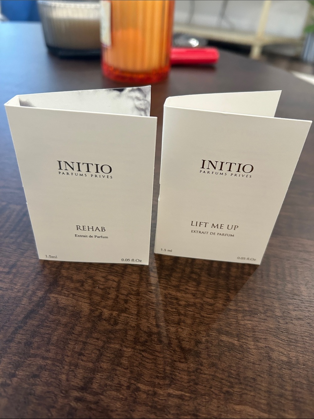 INITIO Rehab Extrait de Parfum Sample and Lift Me Up Extrait de Parfum Sample